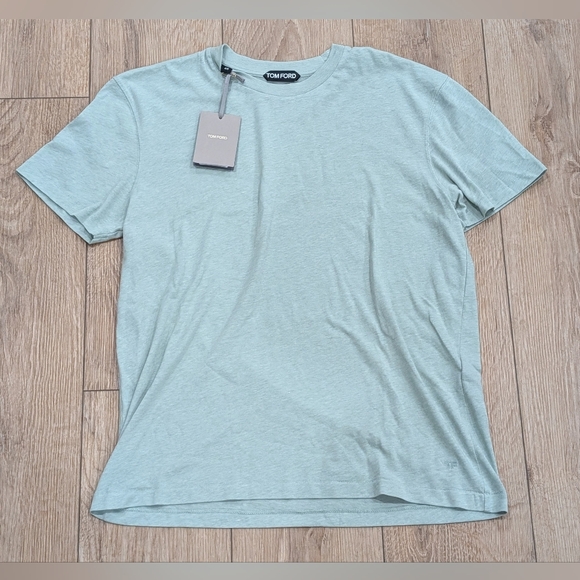 Tom Ford Other - $340 Mens TOM FORD Melange Cotton Blend Crewneck T-Shirt Mint 48 US 38